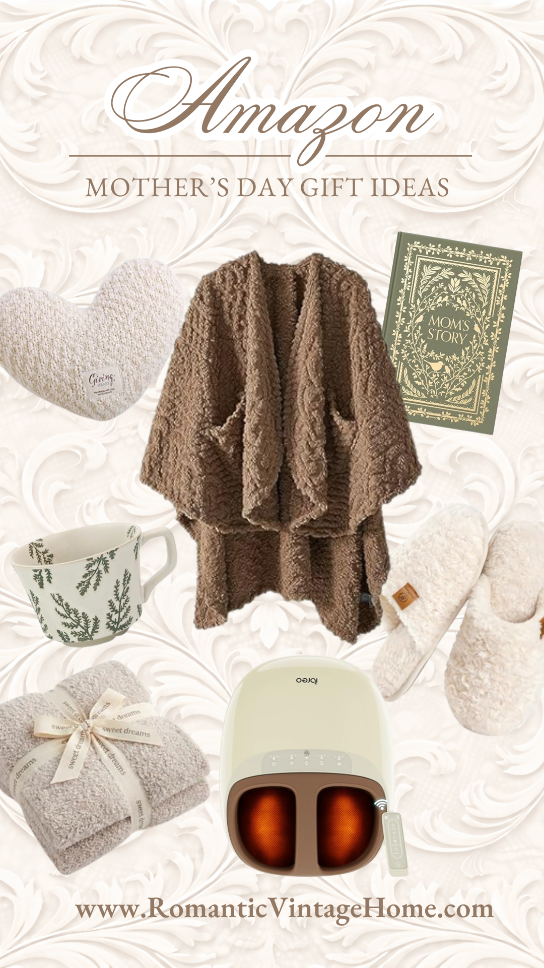 Cozy Mothers Day self-care gift ideas.