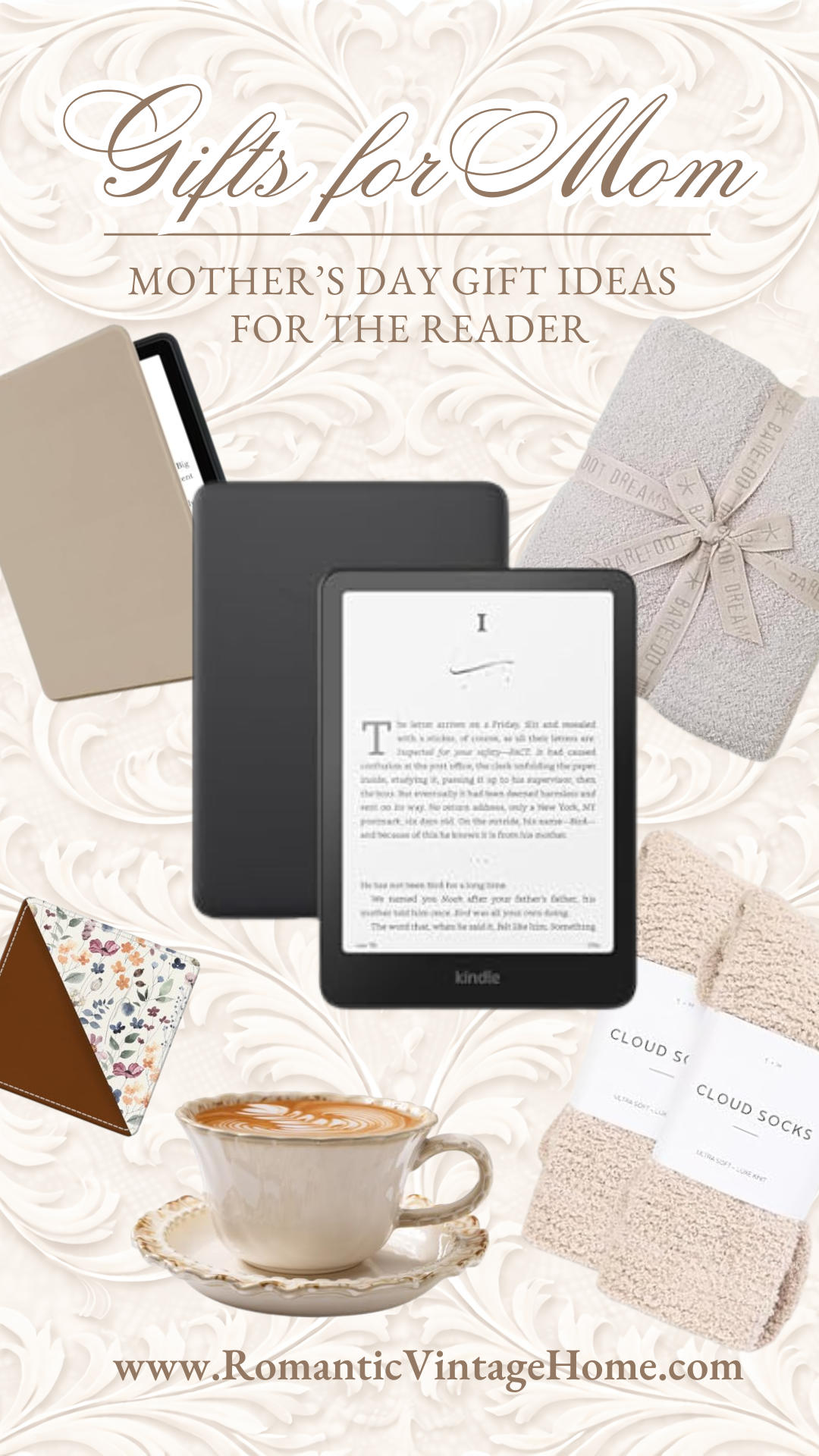 Mothers Day gifts idea for the book lover and reader.